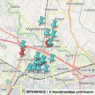 Mappa Via Giovanni Cocchi, 35133 Padova PD, Italia (1.83563)