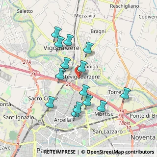 Mappa Via Giovanni Cocchi, 35133 Padova PD, Italia (1.74571)