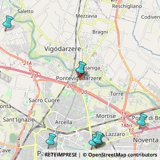 Mappa Via Giovanni Cocchi, 35133 Padova PD, Italia (3.39727)