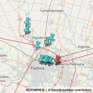 Mappa Via Giovanni Cocchi, 35133 Padova PD, Italia (3.34706)