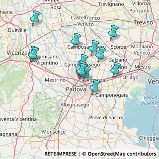 Mappa Via Giovanni Cocchi, 35133 Padova PD, Italia (12.49385)