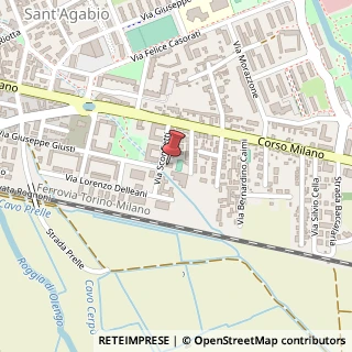 Mappa Via Sconfietti, 23, 28100 Novara, Novara (Piemonte)