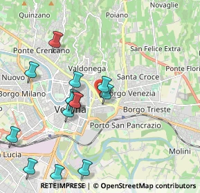 Mappa Via Giardino Giusti, 37129 Verona VR, Italia (2.16462)