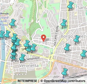 Mappa Via Giovanni Francesco Caroto, 37121 Verona VR, Italia (0.7075)
