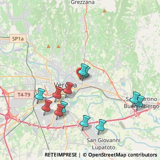 Mappa Via Giovanni Francesco Caroto, 37121 Verona VR, Italia (4.29667)