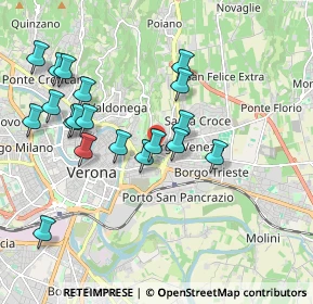 Mappa Via Giovanni Francesco Caroto, 37121 Verona VR, Italia (1.95632)