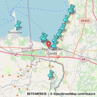 Mappa Via Giacomo Puccini, 37019 Peschiera del Garda VR, Italia (3.81545)
