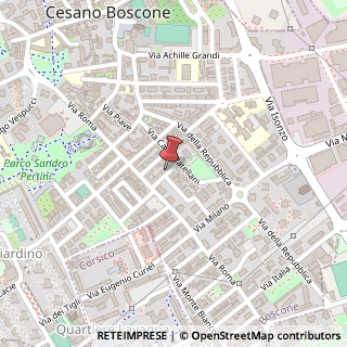 Mappa Via Ludovico Ariosto, 5, 20090 Cesano Boscone, Milano (Lombardia)