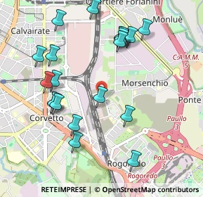 Mappa Via Giacomo Medici del Vascello, 20138 Milano MI, Italia (1.0735)