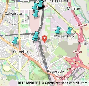 Mappa Via Giacomo Medici del Vascello, 20138 Milano MI, Italia (1.283)