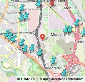 Mappa Via Giacomo Medici del Vascello, 20138 Milano MI, Italia (1.403)