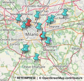 Mappa Via Giacomo Medici del Vascello, 20138 Milano MI, Italia (6.96071)