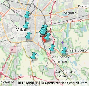 Mappa Via Giacomo Medici del Vascello, 20138 Milano MI, Italia (2.38769)