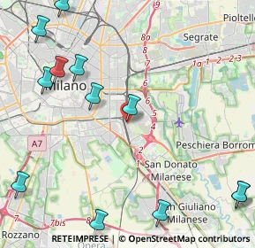 Mappa Via Giacomo Medici del Vascello, 20138 Milano MI, Italia (5.90583)