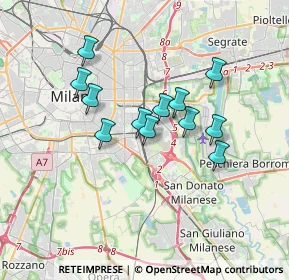 Mappa Via Giacomo Medici del Vascello, 20138 Milano MI, Italia (2.76833)