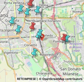 Mappa Via Giacomo Medici del Vascello, 20138 Milano MI, Italia (2.17692)