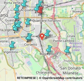 Mappa Via Giacomo Medici del Vascello, 20138 Milano MI, Italia (2.34813)