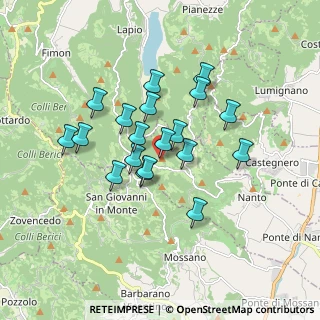 Mappa Via Mason, 36024 Nanto VI, Italia (1.39474)