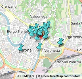 Mappa Verona, 37129 Verona VR, Italia (0.446)