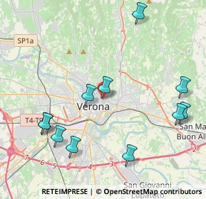 Mappa Verona, 37129 Verona VR, Italia (4.70455)