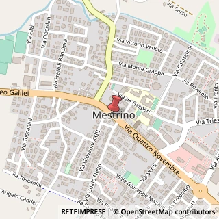 Mappa Via IV Novembre, 57, 35035 Mestrino, Padova (Veneto)