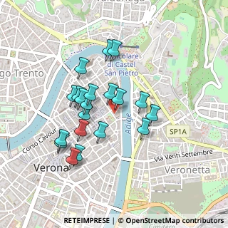Mappa Via Ponte Nuovo, 37121 Verona VR, Italia (0.392)