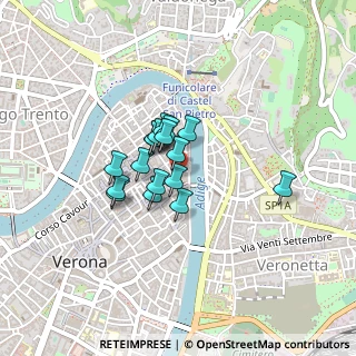 Mappa Via Ponte Nuovo, 37121 Verona VR, Italia (0.26588)