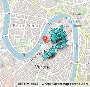 Mappa Via San Michele alla Porta, 37121 Verona VR, Italia (0.287)