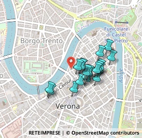 Mappa Piazzetta Sant'Eufemia, 37121 Verona VR, Italia (0.3335)