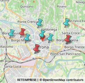Mappa Piazzetta Sant'Eufemia, 37121 Verona VR, Italia (1.64364)