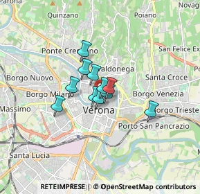 Mappa Piazzetta Sant'Eufemia, 37121 Verona VR, Italia (0.90818)