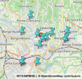 Mappa Piazzetta Sant'Eufemia, 37121 Verona VR, Italia (1.75538)
