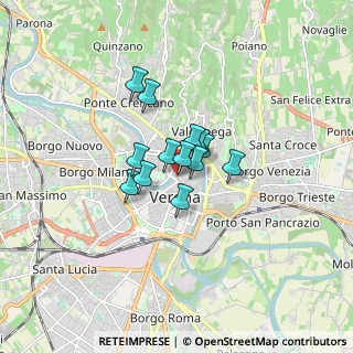 Mappa Piazzetta Sant'Eufemia, 37121 Verona VR, Italia (0.91538)