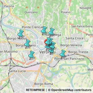 Mappa Piazzetta Sant'Eufemia, 37121 Verona VR, Italia (1.12636)