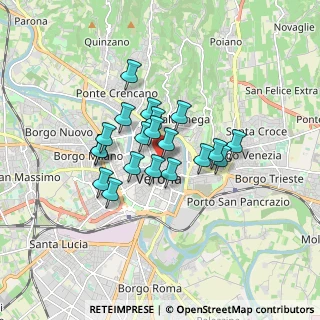 Mappa Piazzetta Sant'Eufemia, 37121 Verona VR, Italia (1.22)