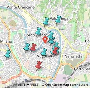 Mappa Al Ponte della Vittoria, 37121 Verona VR, Italia (0.73286)