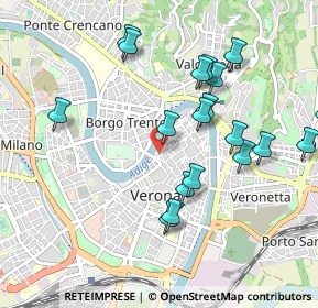 Mappa Piazzetta Sant'Eufemia, 37121 Verona VR, Italia (1.00632)