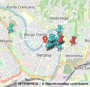 Mappa Piazzetta Sant'Eufemia, 37121 Verona VR, Italia (0.54688)