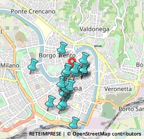 Mappa Al Ponte della Vittoria, 37121 Verona VR, Italia (0.7175)