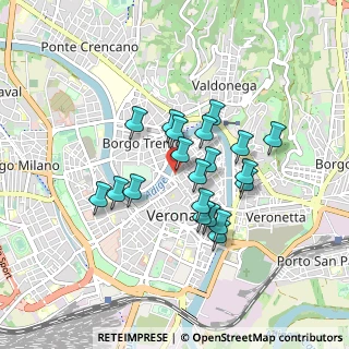Mappa Via San Michele alla Porta, 37121 Verona VR, Italia (0.692)