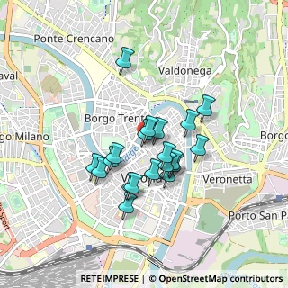 Mappa Piazzetta Sant'Eufemia, 37121 Verona VR, Italia (0.6815)