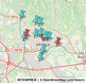 Mappa Piazzetta Sant'Eufemia, 37121 Verona VR, Italia (2.57)