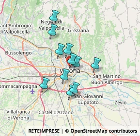 Mappa Via San Michele alla Porta, 37121 Verona VR, Italia (5.09273)