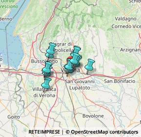 Mappa Piazzetta Sant'Eufemia, 37121 Verona VR, Italia (6.73333)