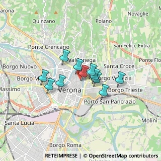 Mappa Via Pescheria Vecchia, 37121 Verona VR, Italia (1.14)