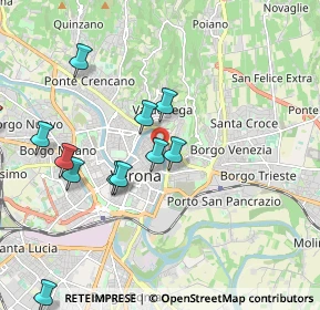 Mappa Piazzetta Pescheria, 37121 Verona VR, Italia (2.09833)