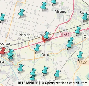 Mappa 30030 Cazzago VE, Italia (6.0235)