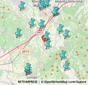 Mappa Fraz., 36040 Sarego VI, Italia (4.62667)