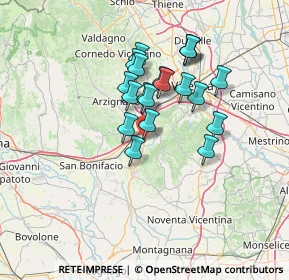 Mappa Fraz., 36040 Sarego VI, Italia (10.9305)