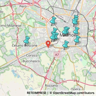 Mappa Via San Giuseppe Cottolengo, 20143 Milano MI, Italia (3.7525)